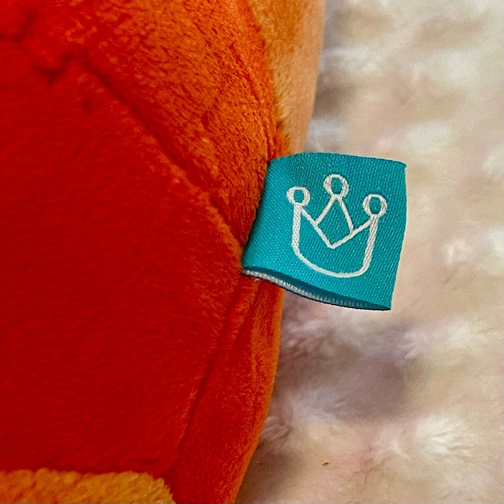 Manhattan Toy Company Orange Snail Apple plush Morphies Snappafire - Picture 9 of 9